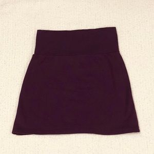 American Apparel | Eggplant Mini Skirt